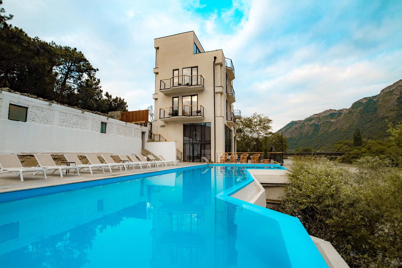 Hotel The Balcony Mtsʼkhetʼa Bagian luar foto
